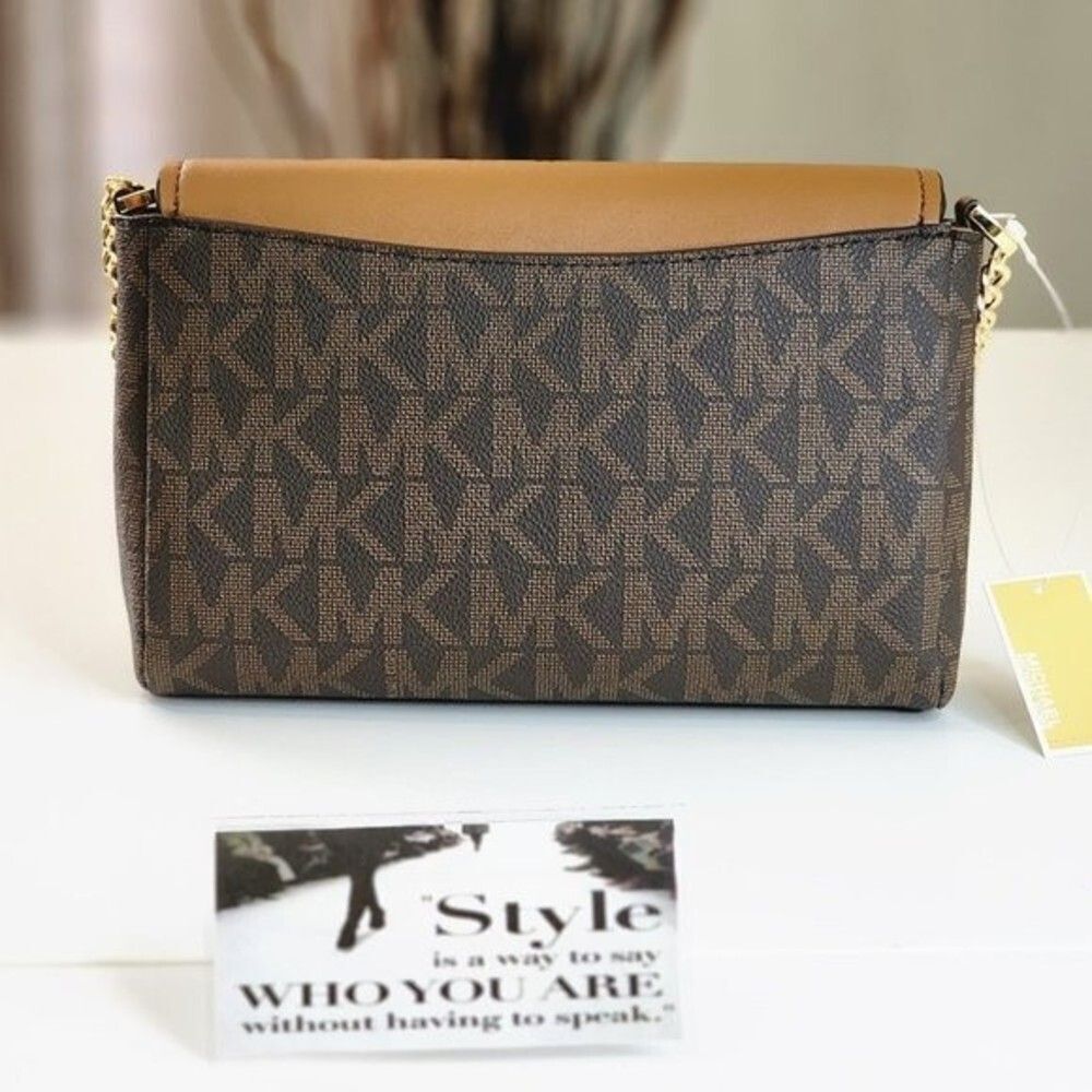 NEW! Michael Kors Jet Set Pouchette Crossbody Bag - Picture 4 of 12